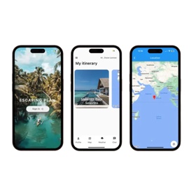 Tours/Travels App with all functionalities like map  wise search accommodations, see packages and travelling details etc.