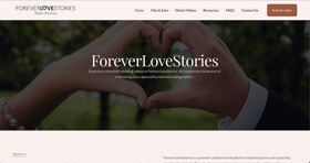 Hero Section of Forever Love Stories