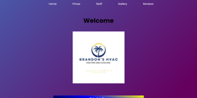 Brandon's HVAC Homepage. A small-tier website