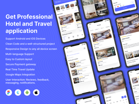 A user-friendly, feature-rich Hotel Booking & Travel app