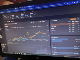 Sample project Ahrefs dashboard. This is one of our projects. Long term.