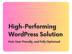 High-Performing WordPress Solution Cover Design