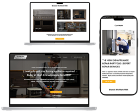 Website for Appliance Repair Company