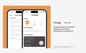 Cargo delivery for B2C and B2B in Scandinavia, UAE and Russia.