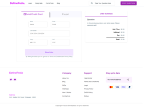 Payment Method Integration