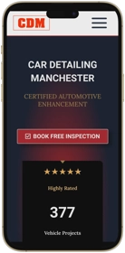 Mobile optimised website