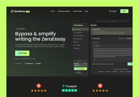 ZeroEssay helps students rewrite academic papers to bypass detection without changing meaning.