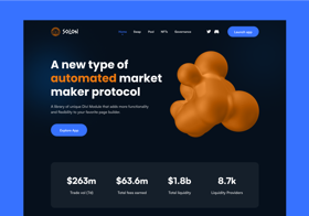 Solon is a human-centered UI for one of the most complex ecosystems: decentralized crypto trading, governance, and NFT liquidity pools. 