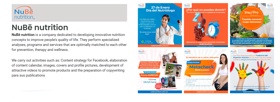 Social media management for Nube nutrition