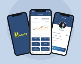Moneta is US based real estate investment calculation application. 
Developed for Android, iOS and iPadOS using Flutter.