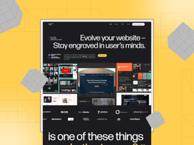 Web page design for our company website.