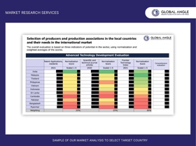 Our comprehensive market research identifies the most suitable countries for market expansion and market entry for your business.