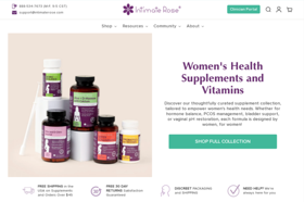 Intimate Rose is a brand focused on women's health! They sell women's health supplements and vitamins.