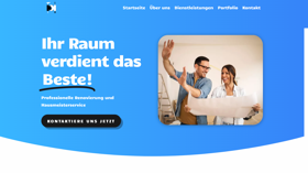 Small tier website example - www.kkumbau.de