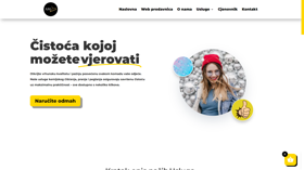 Medum tier website example with a webshop - www.am2.ba