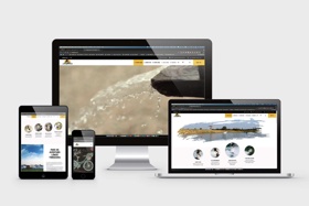 Website design for adventure park La Plaja Noua in Timisoara.