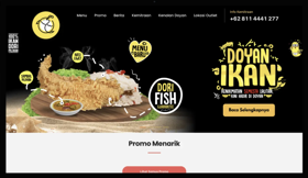 Build landing page for a Fish Fried Franchise Company
