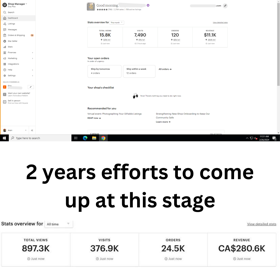 Results of Etsy Stores After Working