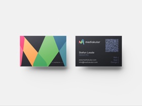 Logo and business card for our design agency