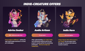 We support and invest in emerging indie studios committed to realizing their groundbreaking projects! 