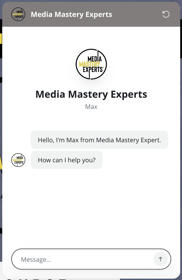 An example of a client AI Lead Gen Chatbot.