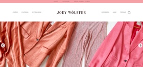 Shopify custom site for 
clothing business.