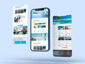 Website for British Travel Agency