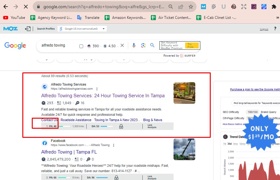 Top page ranking example
