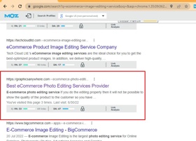 Top page ranking example