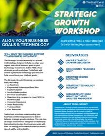 The Strategic Growth Workshop can address topics including: 
AI-Readiness 
Fragmented Systems and Data Silos 
Copilot Adoption 
Service Modernization 