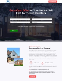 We built the website for Investors Buying Houses, helping homeowners sell fast for cash with a simple, stress-free, and transparent online process.