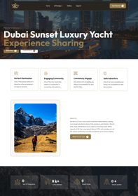 We built a travel site offering Dubai adventures, luxury yacht cruises, desert safaris, and jet ski tour, safe, guided, and unforgettable.
