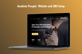 Acadmia People's website on Wordpress
