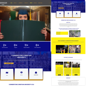 Cornerstone Christian University WordPress Website