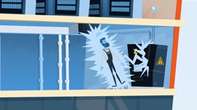 Style frame for KTI explainer video project