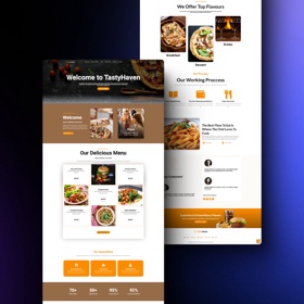 A Design of a comprehensive WordPress website for an upscale restaurant chain.