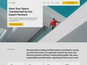 Responsive WordPress-based website