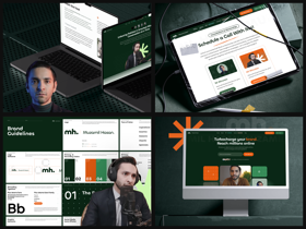 Personal Brand Website and branding, built on Framer and custom designed included a timeless brand.