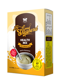 Good Shepherd - Tailored Health Mix Box Design Developed in Partnership with a Top Flour Manufacturer.