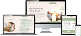 Rebrand & responsive web design | Health coach
