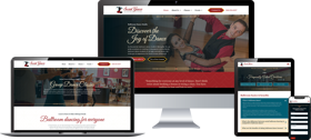 Rebrand & responsive web design | Dance & fitness