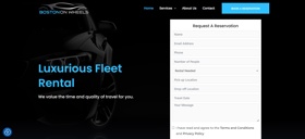 Boston on wheel web design project. 