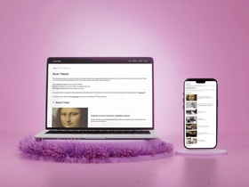This image is showcasing my UX/U & web design skills for mobile and laptop devices.