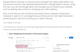 Screenshot from an instructional blog post
