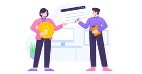 Discussing the website's content