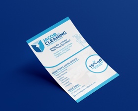 Flyer design for Jacobs Cleaning