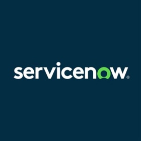 The image you provided shows the logo for ServiceNow, a leading provider of cloud-based enterprise service management (ESM) software. The logo feature