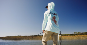 This image features a stunning still from a Charter fishing company’s promotional video, captured with the RED V-RAPTOR camera.