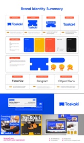 Taskaki Brand Identity Summary Sheet