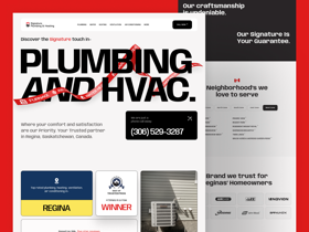 Custom HVAC Web Design Solution For Signature Plumbing and Heating